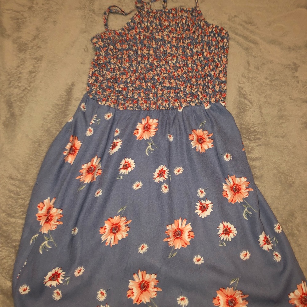 Floral Spaghetti Strap Dress
